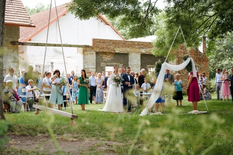 Svatební obřad, Villa Fresco