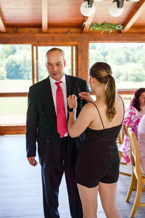 Mirtování svatebčanů, svatba Stanský mlýn
