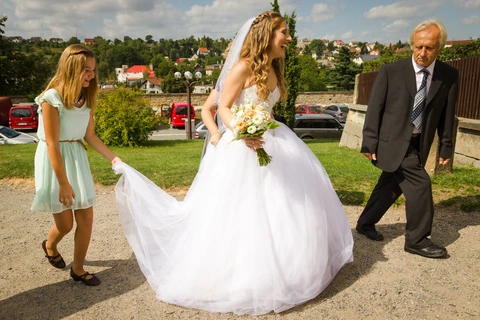 Ze svatby — Svatba Kláry a Jirky