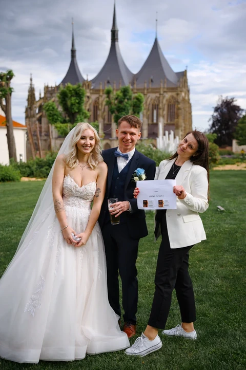 Výherkyně hry Rok s novomanželi, Štábní domek